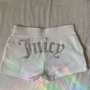 Juicy Couture Bling Velour Shorts